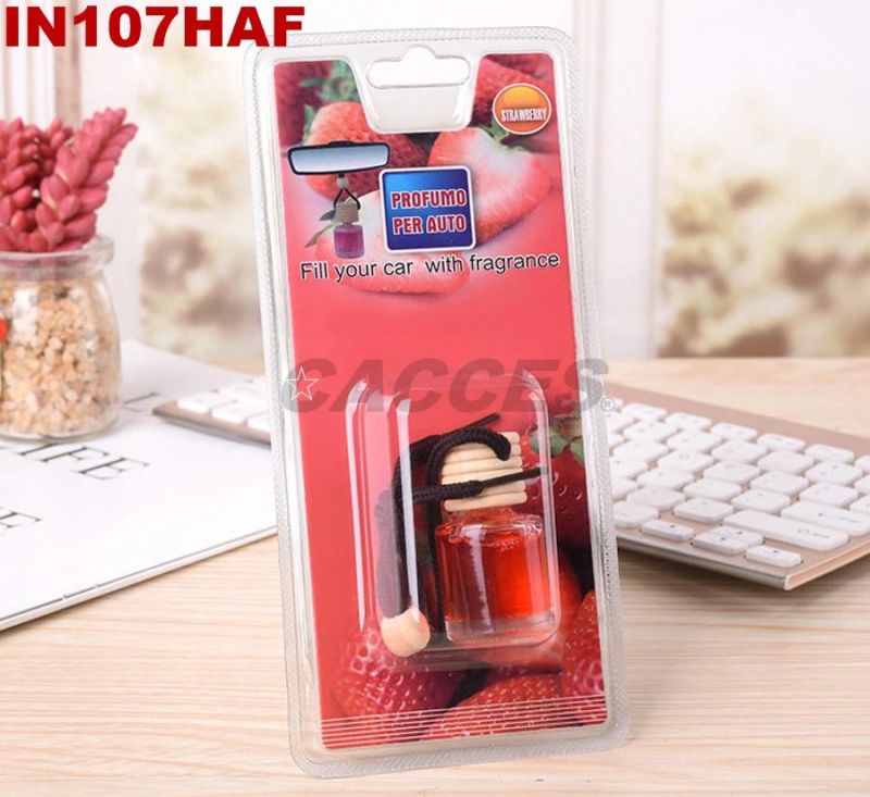 Refillable Car Perfume Glass Bottle Air Freshener Bottle Hanging Fragrance Diffuser Car Diffuser Air Freshener Scented Oil Diffuser, Fragrance for Car, Office