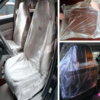 Waterproof Safety Protection Disposable Plastic Clear Car Seat Covers