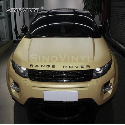 SINOVINYL Factory Price OEM Chrome Matte Vinyl Wrapping Gray Car Body Wrap Film Auto Vinyl