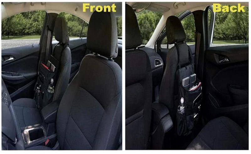 Multi-Functional Truck Front Seat Organiser Tablet Bag Car Back Seat Organizer with Adjustable Shoulder Strap