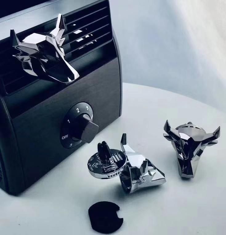 Bull Shaped Car Freshener Fragrance Perfume Accessories Interior Decoration Gift Set