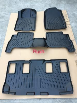 Black Color Good Fitting Car Floor Matting for Rush 2017~on