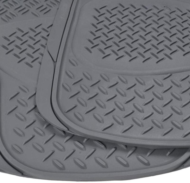 Car Accessory Rubber Floor Mat in Gray