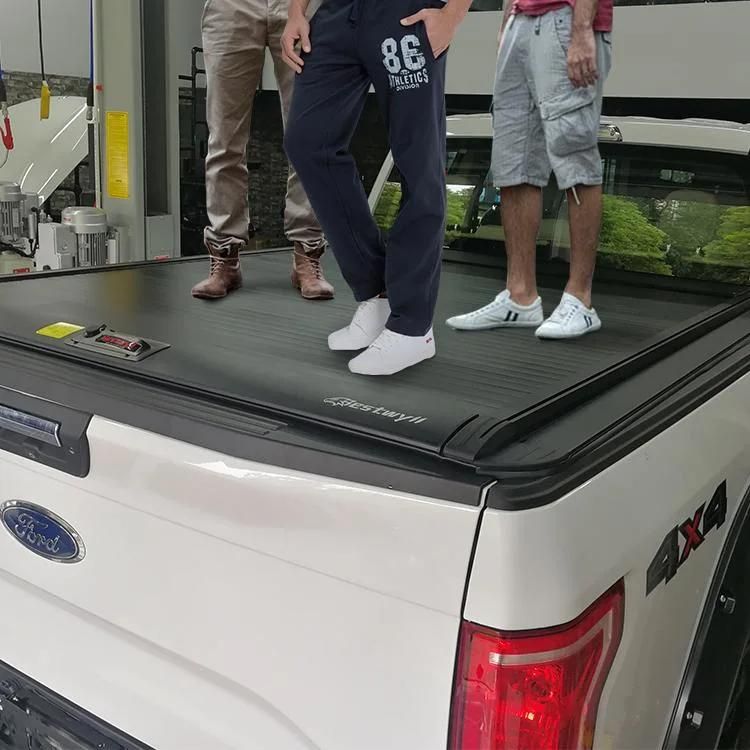 Pickup Truck Bed Retractable Tonneau Cover for Ford F150 5.5