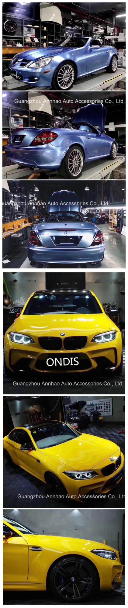 Onids New Product Auto Decal 1.52*18m Size Magic Car Body Wrap Vinyl Film