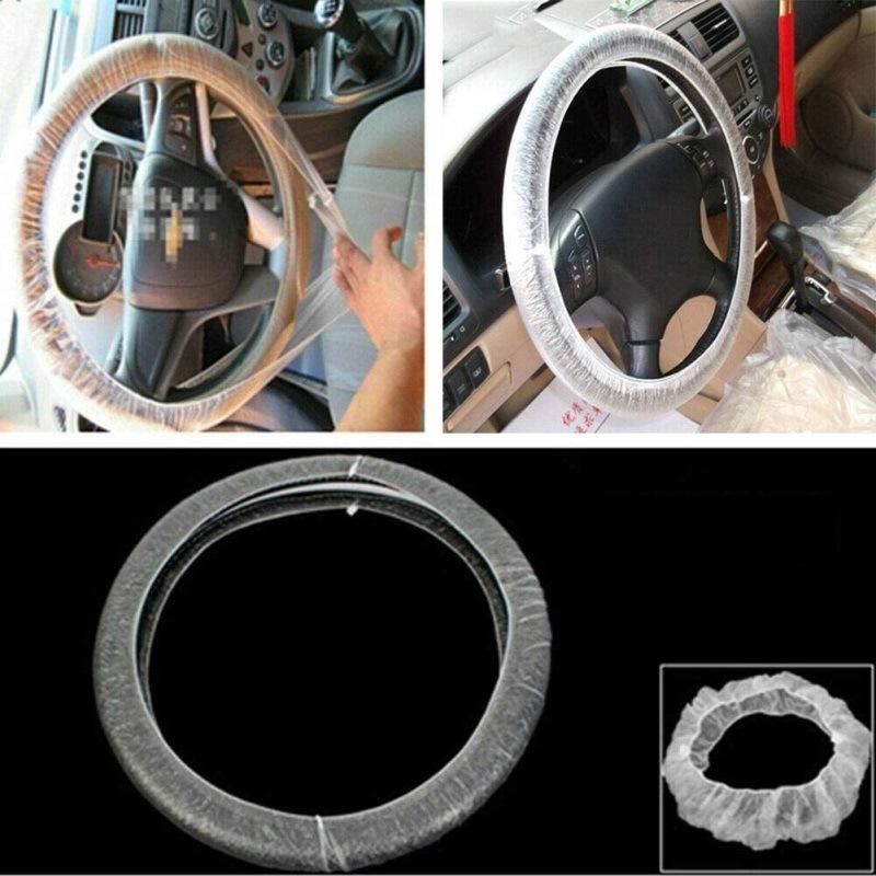 Universal Disposable Plastic Steering Wheel Cover Waterproof