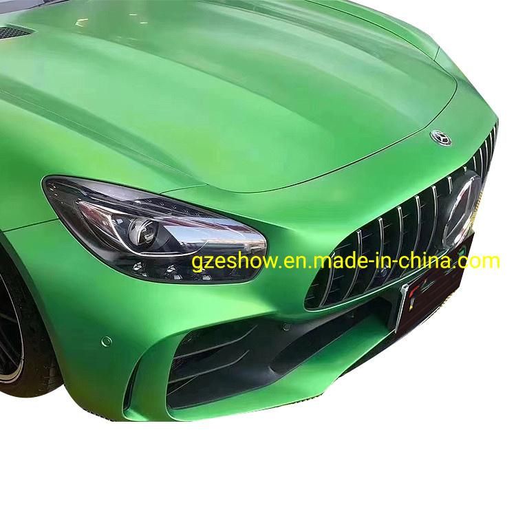 Chrome Scratch Green Car Wrap Vinyl Auto Wrapping Film