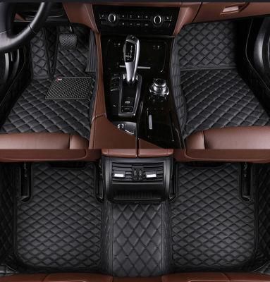 Vaygway Carpet Floor Mat for Car &ndash; 4 Piece Heavy Duty Set &ndash; Cars, SUV with Heel Pad &ndash; Black All Weather Floor Matsvaygwa