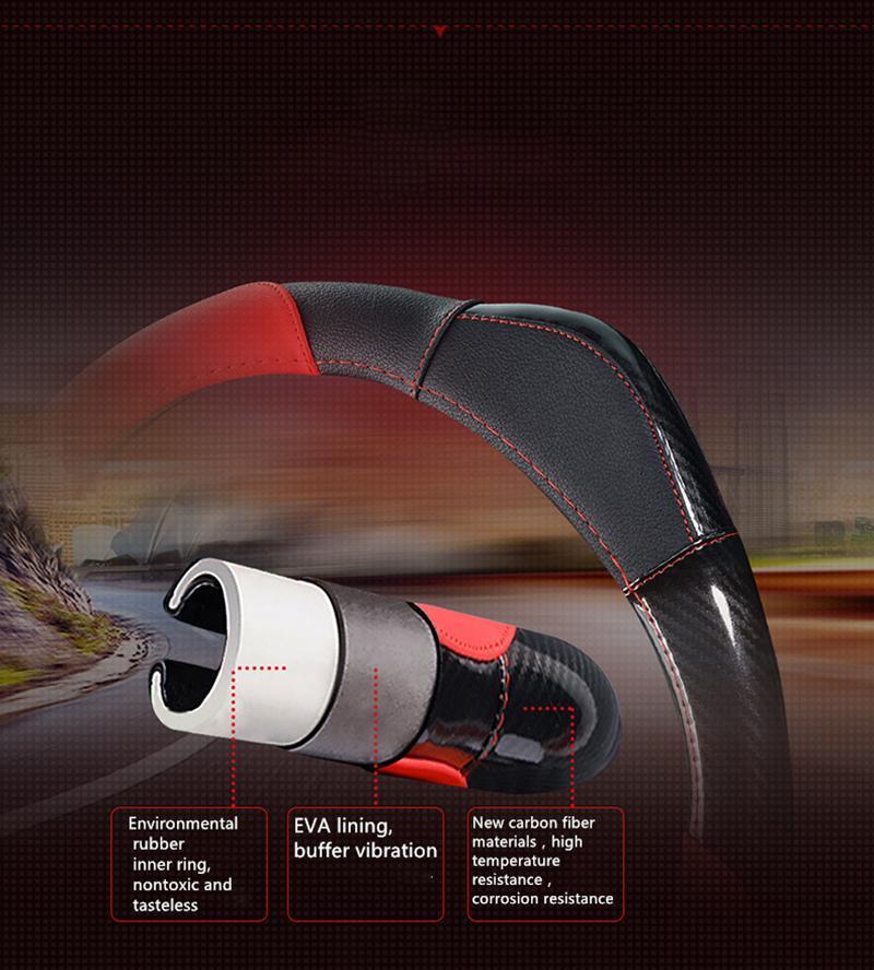 Hi End Universal Leather Steering Wheel Cover Auto Accessories