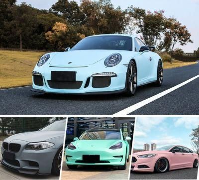 Car Color Change Film Matte Car Body Film Ultra Matt Princess Pink Matte Pink Car Vinyl Wrap