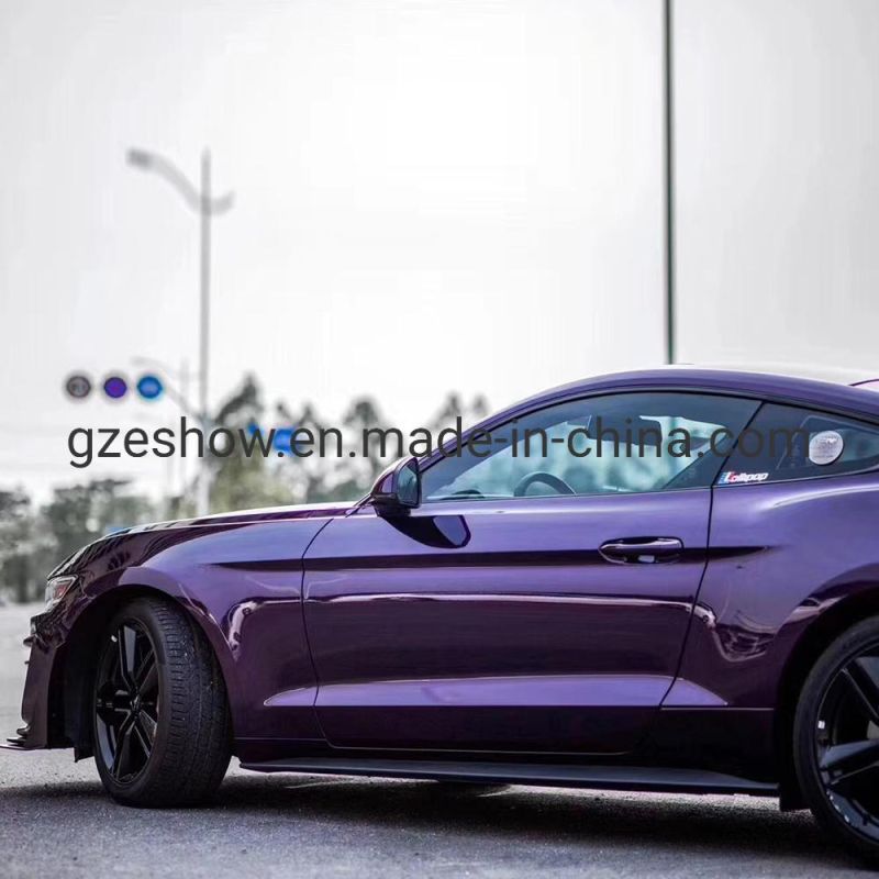 1.52*18m Midnight Purple Glossy Metallic Full Body Car Vinyl Wrap