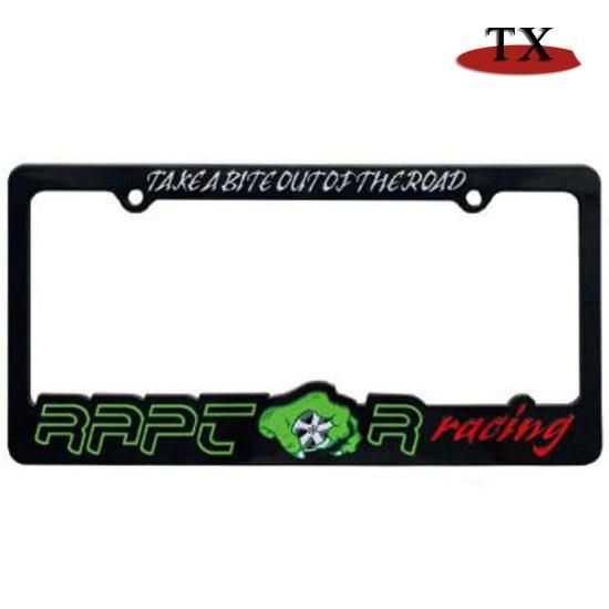 Customized Personality European And American License Plate Frame Plastic Metal