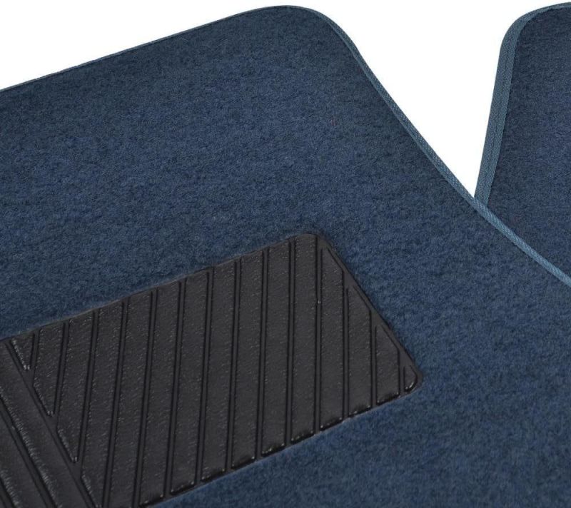 Auto Accessory Universal Fit Carpet Floor Mats Blue