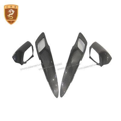 Car Body Accessories Carbon Fiber Rear Air Intake Trim Cover Scoop for Mclaren 720s