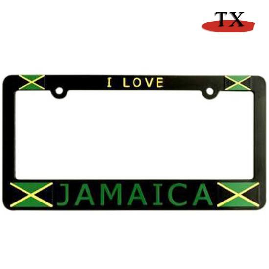 Customized Personality European And American License Plate Frame Plastic Metal