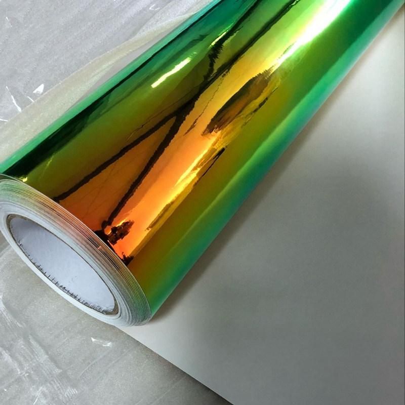 Laser Car Wrap Film Holographic Chrome Rainbow Sticker Car Film Vinyl