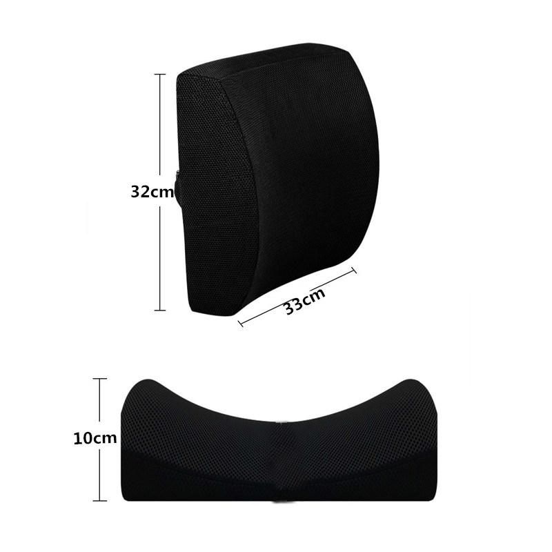 High Quality Memory Foam Car Seat Chair Waist Pillow Cushion