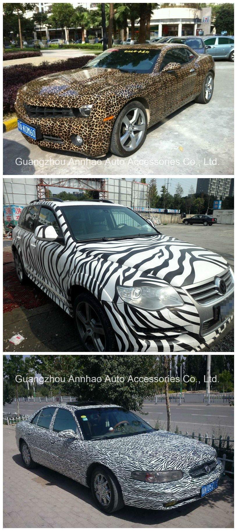 Leopard Skin Car Wrap Vinyl New Sticker with Bubble Free for Decoration