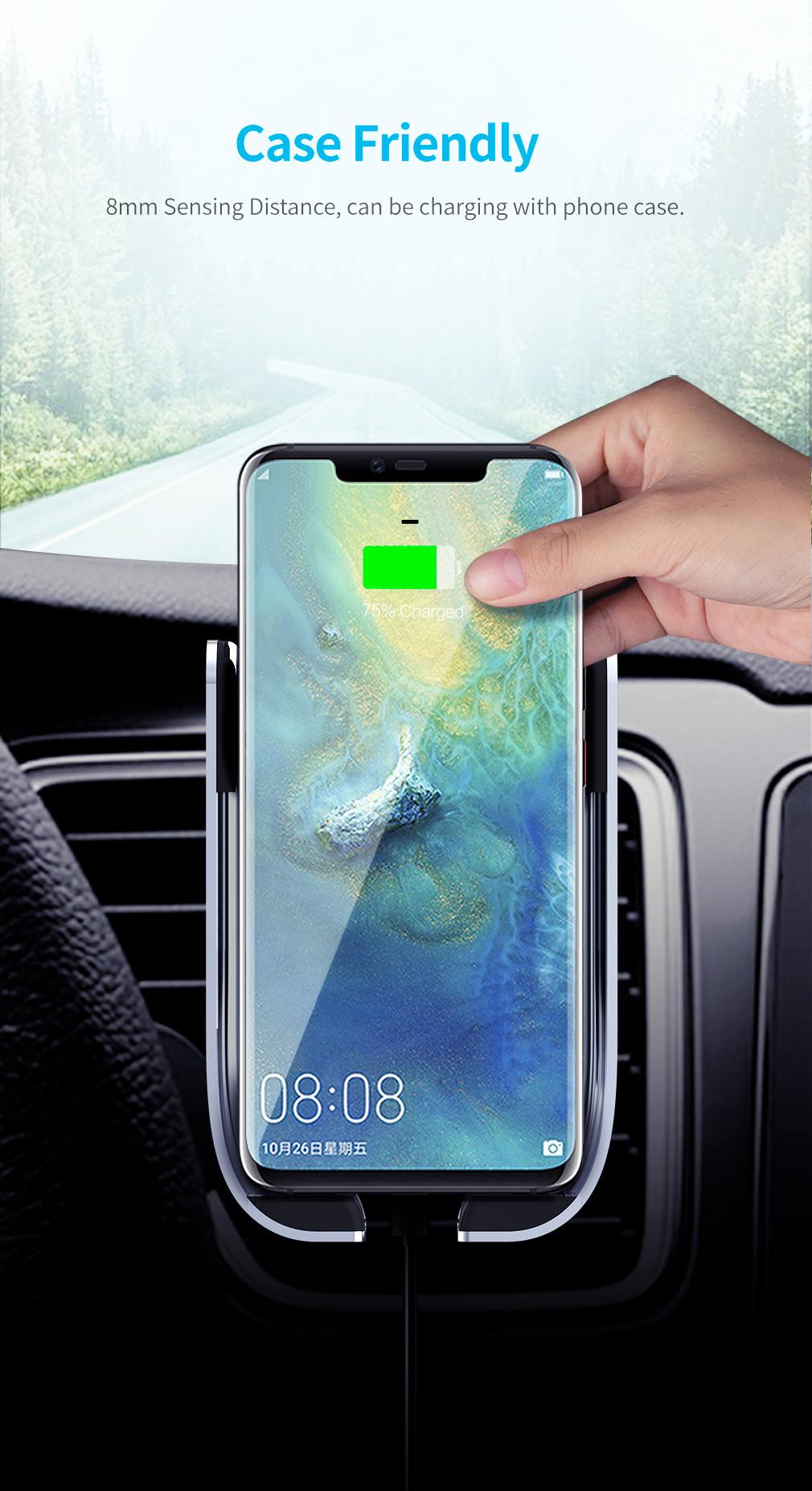 Best Wireless Car Charger Phone Holder Qi Wireless Car Charging