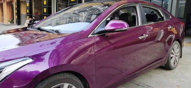 Satin Metallic Glossy Car Color Changing Film High-Grade Grape Purple Car Film