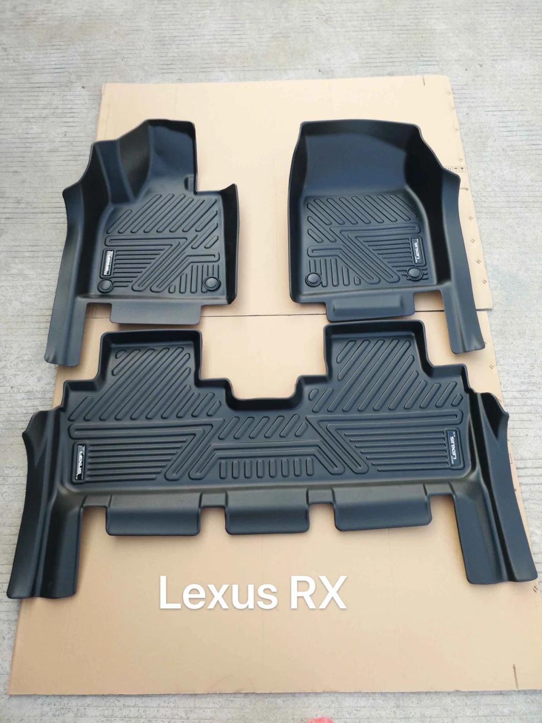 Car Waterproof Foot Mat Tpo 5D Floor Mat for Lexus Rx