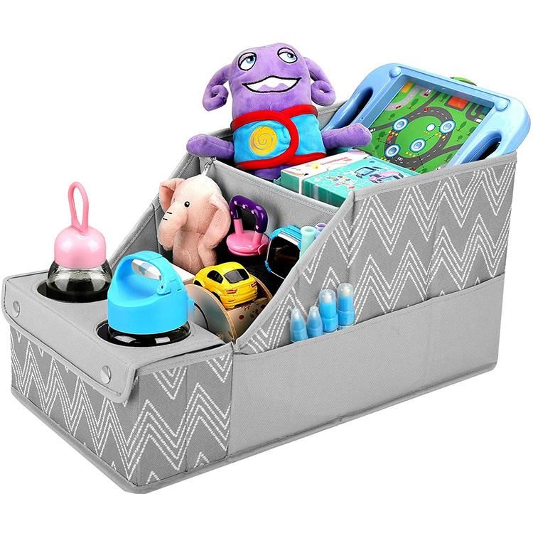 Large Capacity Seat Backseat Toys Storage Collapsible Front & Backseat Car Organizer Multifunctional Car Organization for Kids