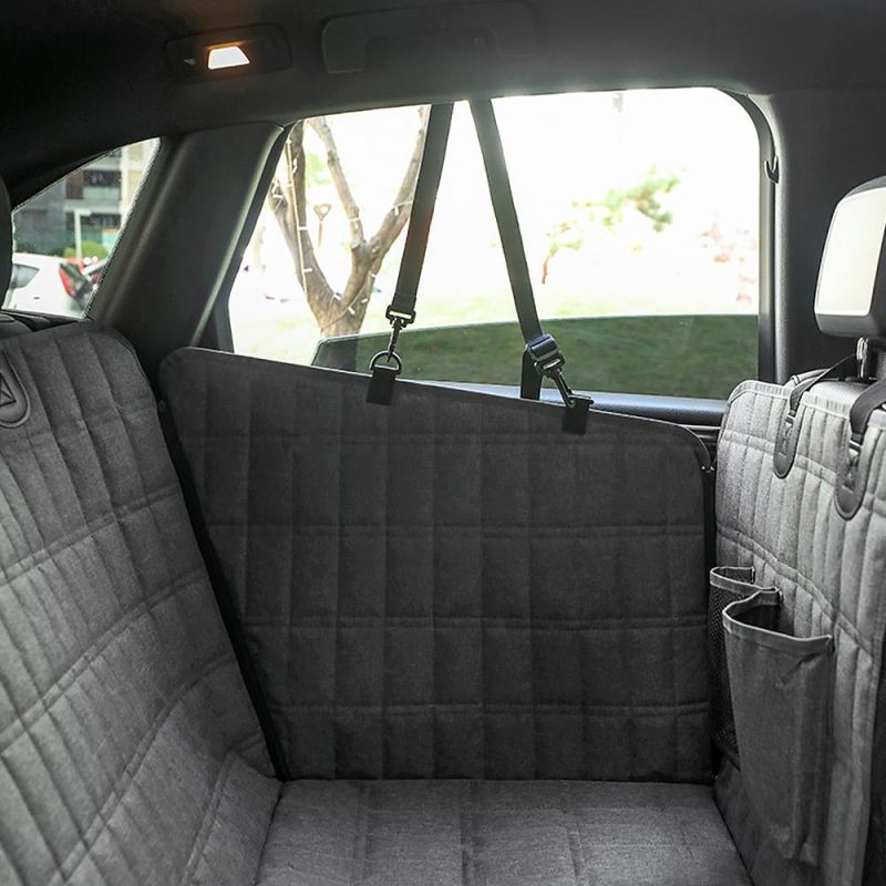 Wholesale Oxford Backseat Against Dirt Pet Fur Waterproof Dog Car Seat Cover
