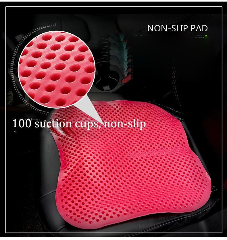 Custom Rubber Product Anti-Decubitus Breathable 3D Silicone Car Seat Cushion Summer Ventilation Massage Physiotherapy Car Sit Chair Cover Cushion Mat