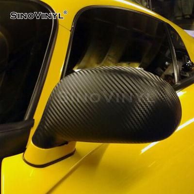 SINOVINYL Car Exterior Decoration Auto Wrap Vinyl Sticker 3D Carbon Fiber Film