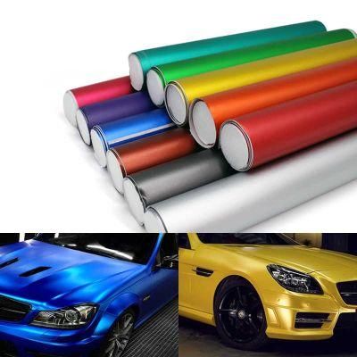 Color Vinyl Car Sticker Car Warp Self Adhesive Vinyl