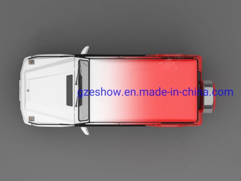 Red and White Gradient Chameleon Car Film Sticker