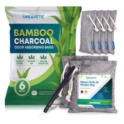 Pack Bamboo Charcoal Bag, Charcoal Absorbent Bag Activated Bamboo Charcoal Bag for Home Shoes Car Pet Closet