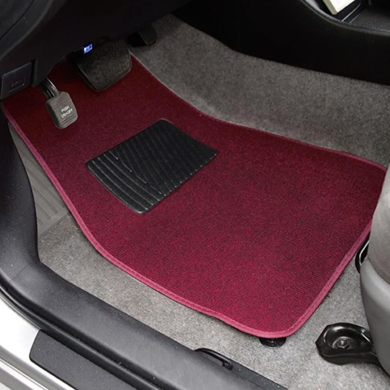 Car Accessory Carpet Floor Mats Red