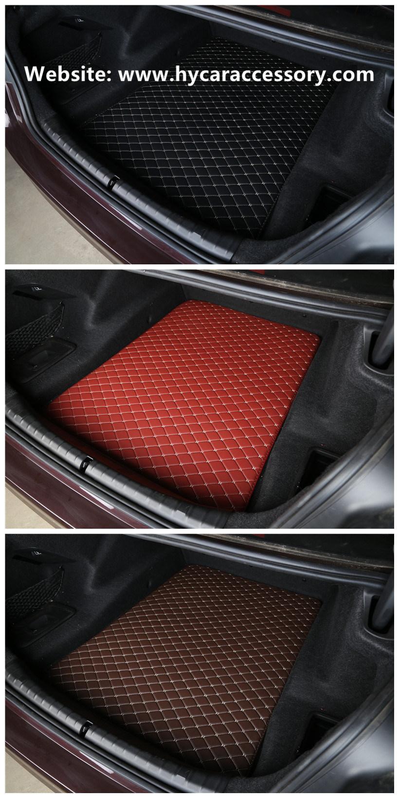 Wholesale Customized Eco-Friendly Wear Special Leather Carpeted Car Trunk Mats