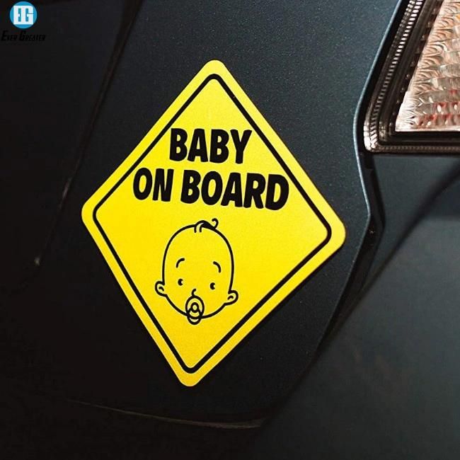 Anime Baby on Board Personalised Sticker