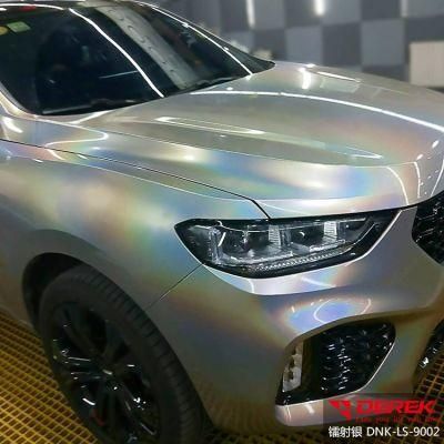 Derek Wholesale Air Release Diamond Laser Color Auto Vinyl Decoration Car Wrap Film