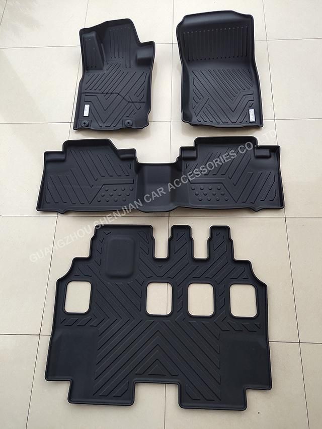 Custom-Fit TPV Car Floor Trunk Foot Mat for 2020-2021 Pajero/Montero