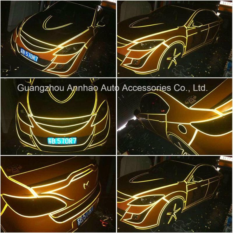 High Intensity Diamond Grade Car Body Reflective Tape Sticker Sheet 1cm *45.7m