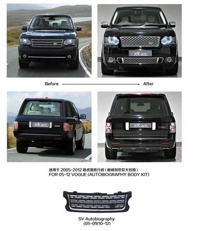 L322 Conversion Kit for Range Rover 02-09 to 10-12 Upgrade Bodykit Car Facelift