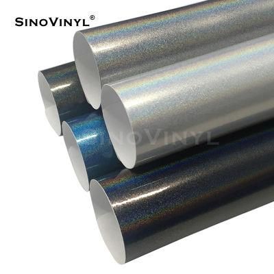 SINOVINYL Popular Incredible Restorable Iridescent Laser Color Changing Car Wrap Vinyl