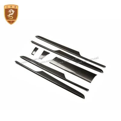 3K Twill Weave Carbon Fiber Car Interior Air-Conditioning Air Inlet Decoration for Pors-Che Macan