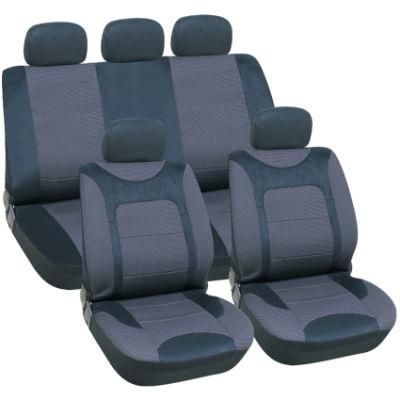 9PCS/Set DOT Jacquard Cloth and Suede Fabric Luxury Well-Fit Car Seat Cover