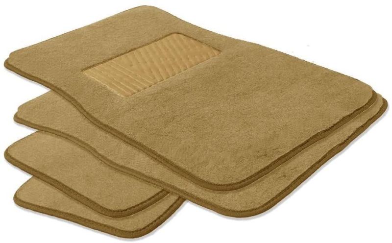 Auto Accessory Carpet Vehicle Floor Mats Yellow