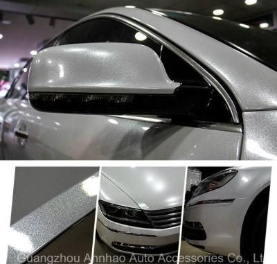 Self Adhesive Diamond White Car Decoration Sticker Wrap Vinyl Films