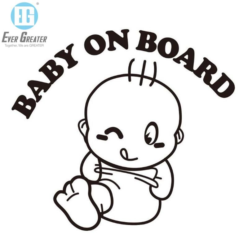 Wholesale Reflective Sticker Body Baby on Board Warning Car Sign Baby Car Sticker