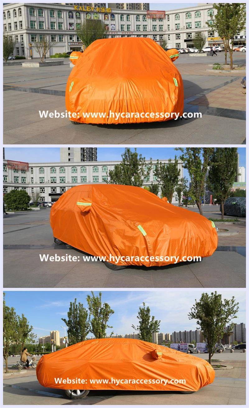 Wholesale Oxford Manful Shrink Camouflage Waterproof Sunshade Folding Car Cover