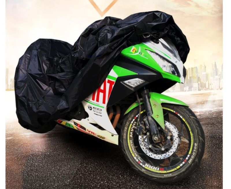 Motorcycle Cover All Season - Durable & Tear Proof Night Reflective with Lock-Holes