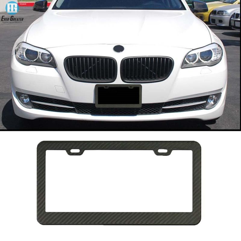 Custom Personalized Carbon Fiber License Plate Frame and Design