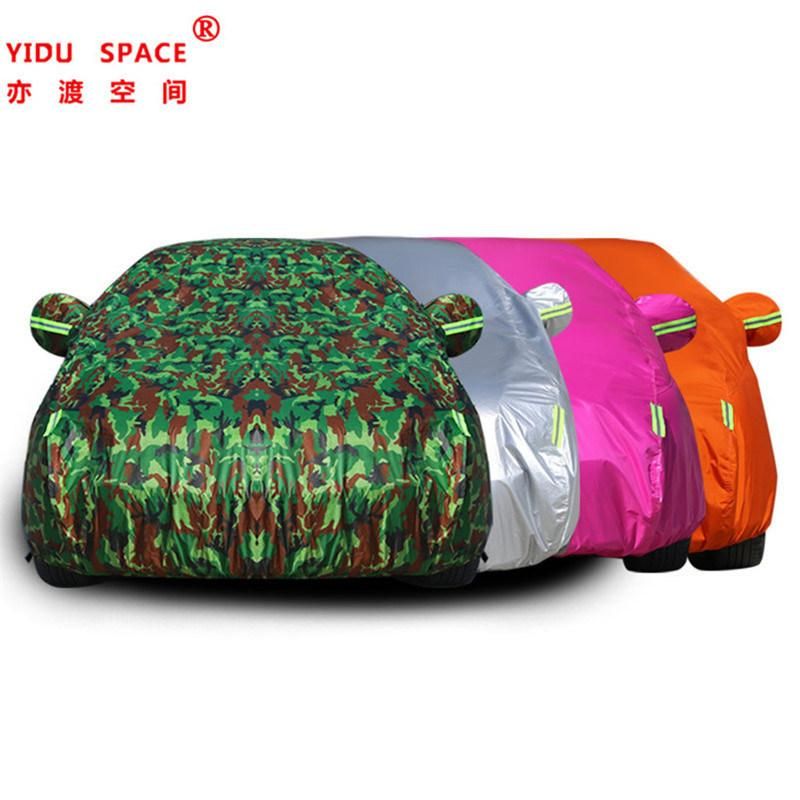 Hot Sale Manful Shrink Waterproof Sunshade Folding Camouflage Sedan Cover