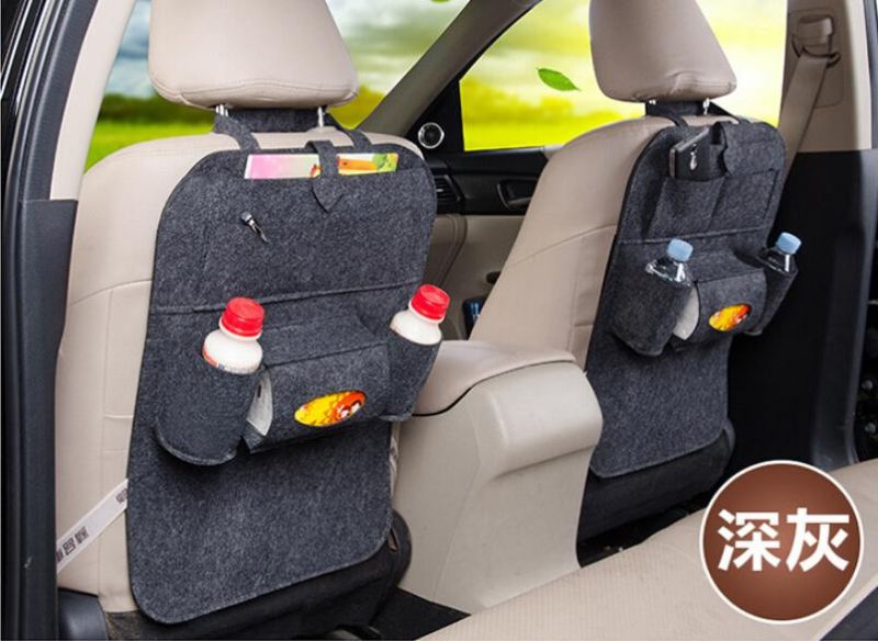 Tablet Holder Multi Pocket Car Seat Back Organizer for Kids